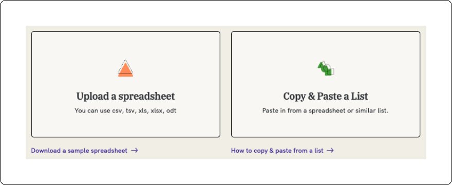 Geocodio redesign - spreadsheet upload