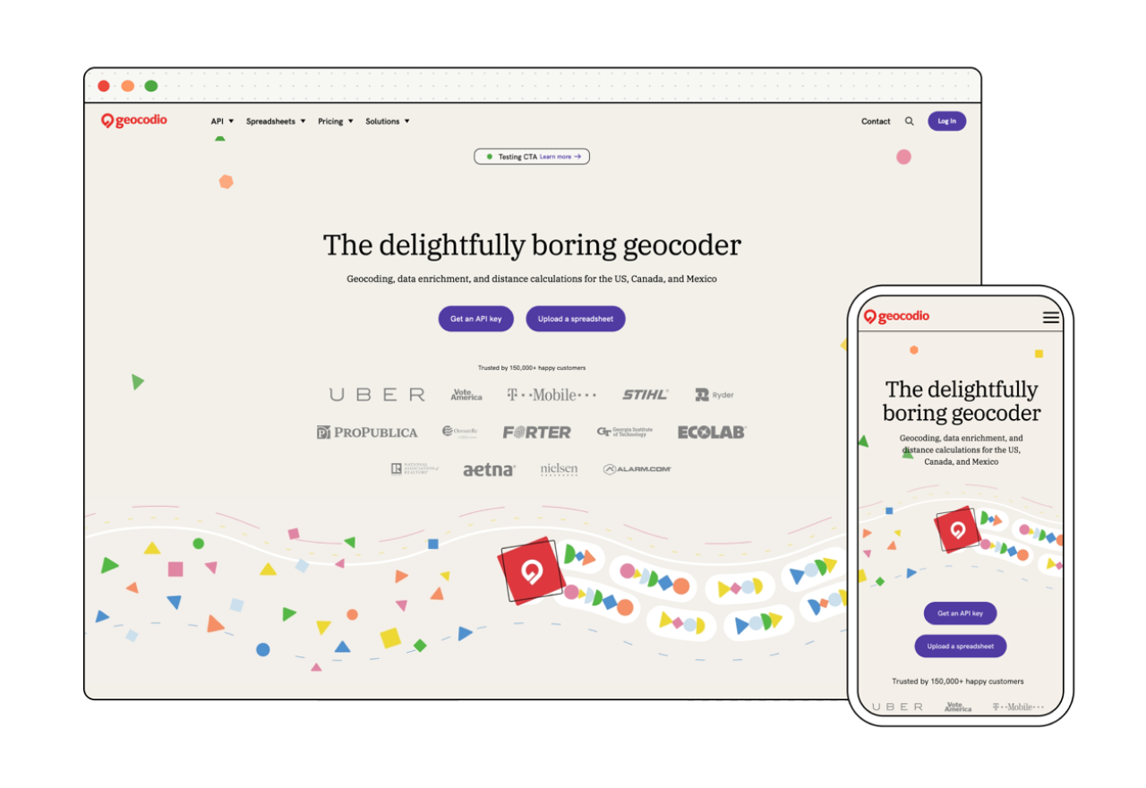 Delightfully Boring, Carefully Crafted: The Story Behind Geocodio’s Redesign