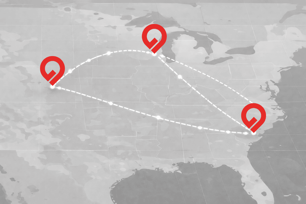 Use Geocodio's new distance API endpoints to calculate driving and straightline distance between addresses.