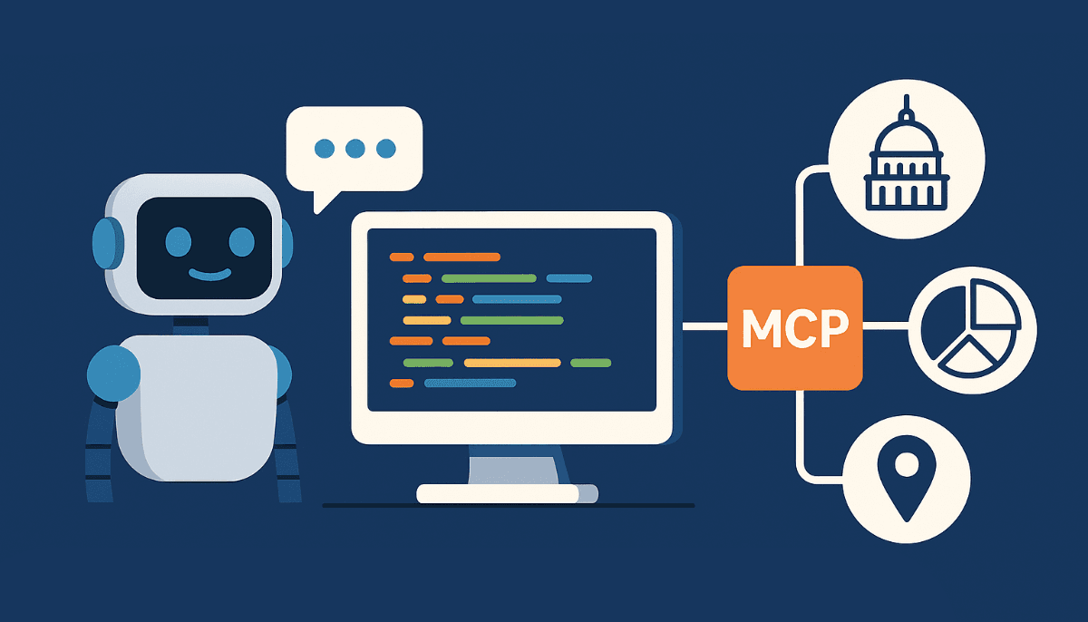 MCP is so hot right now, so I spent a Hack Friday building a server that lets AI assistants enrich location data with Congressional districts, Census demographics, and more. The result? A glimpse into how we might all be using APIs in the future.