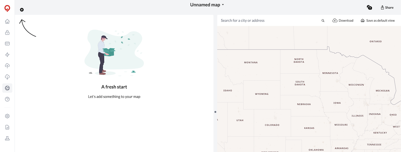 Screenshot of Empty Map