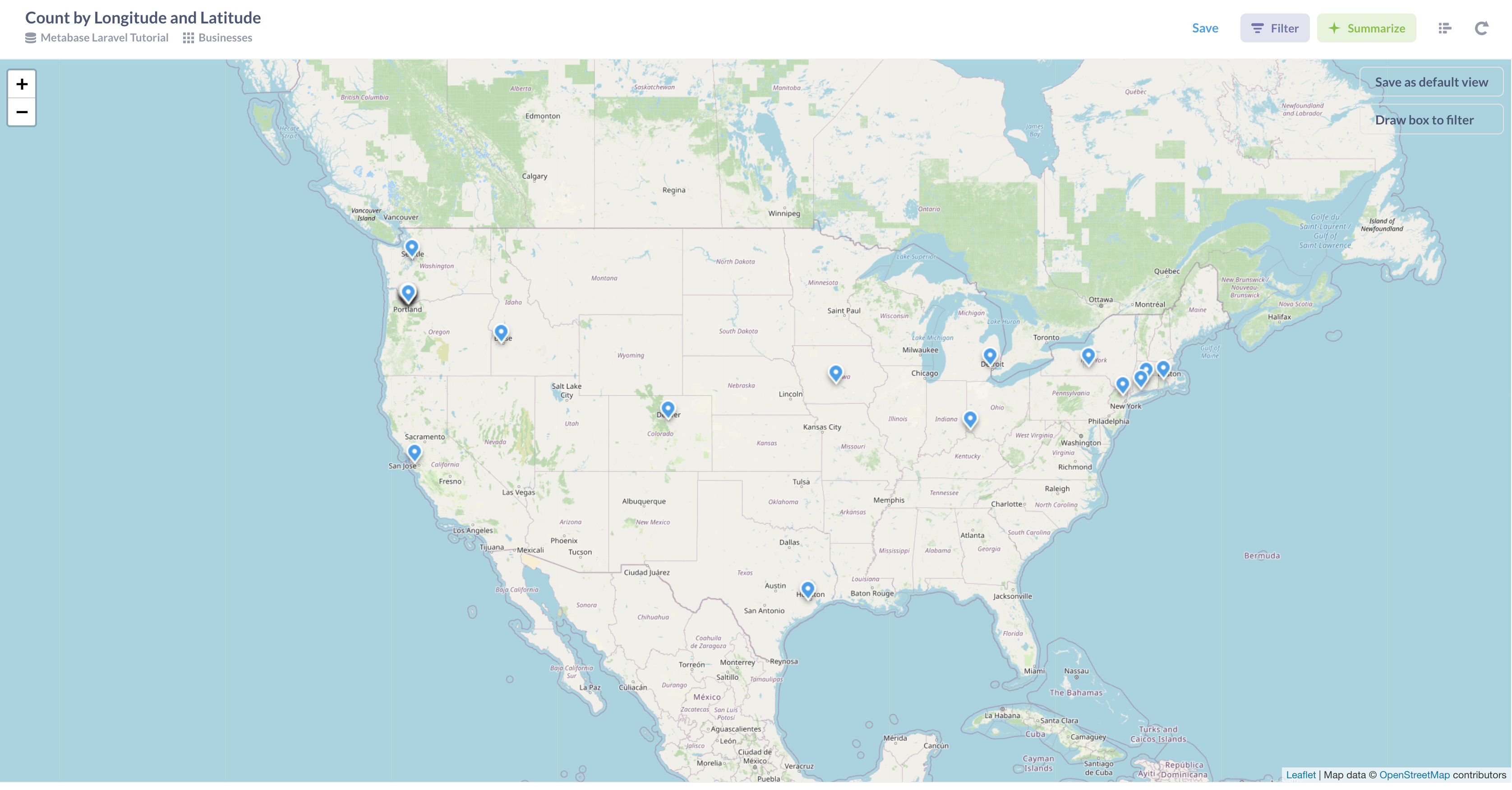Create Metabase Maps with Geocodio and Laravel - Geocodio