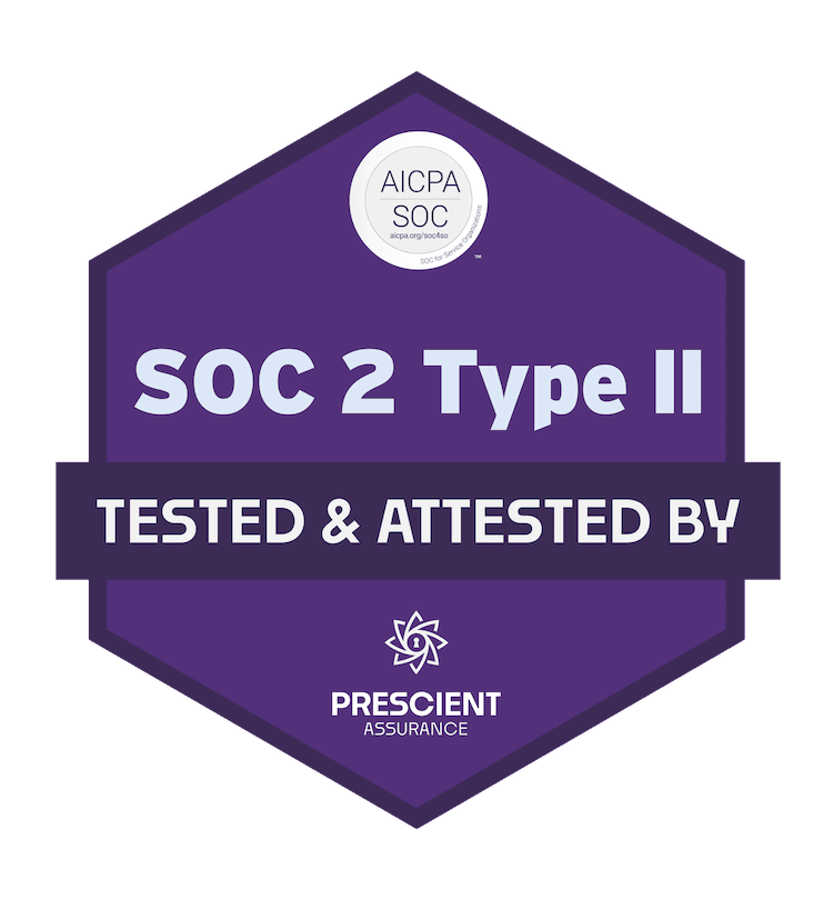 After a thorough auditing process, Prescient Assurance has confirmed Geocodio Enterprise's continuing compliance with the stringent requirements of SOC 2 Type II.